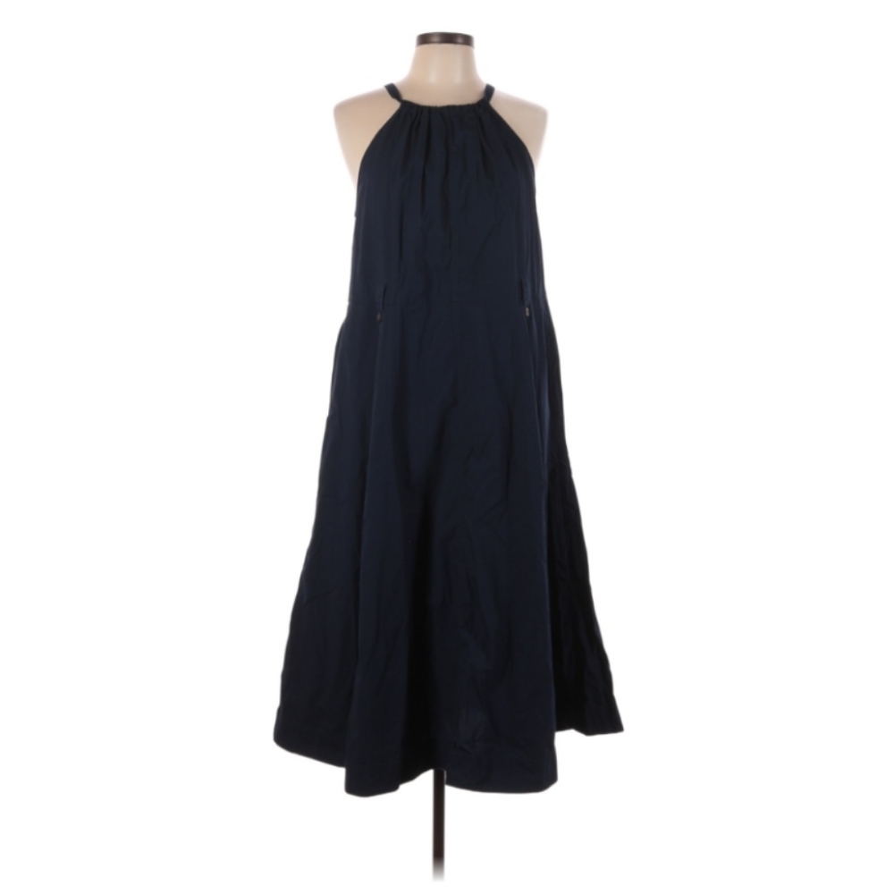 EUC Banana Republic- Navy Blue Halter Dress